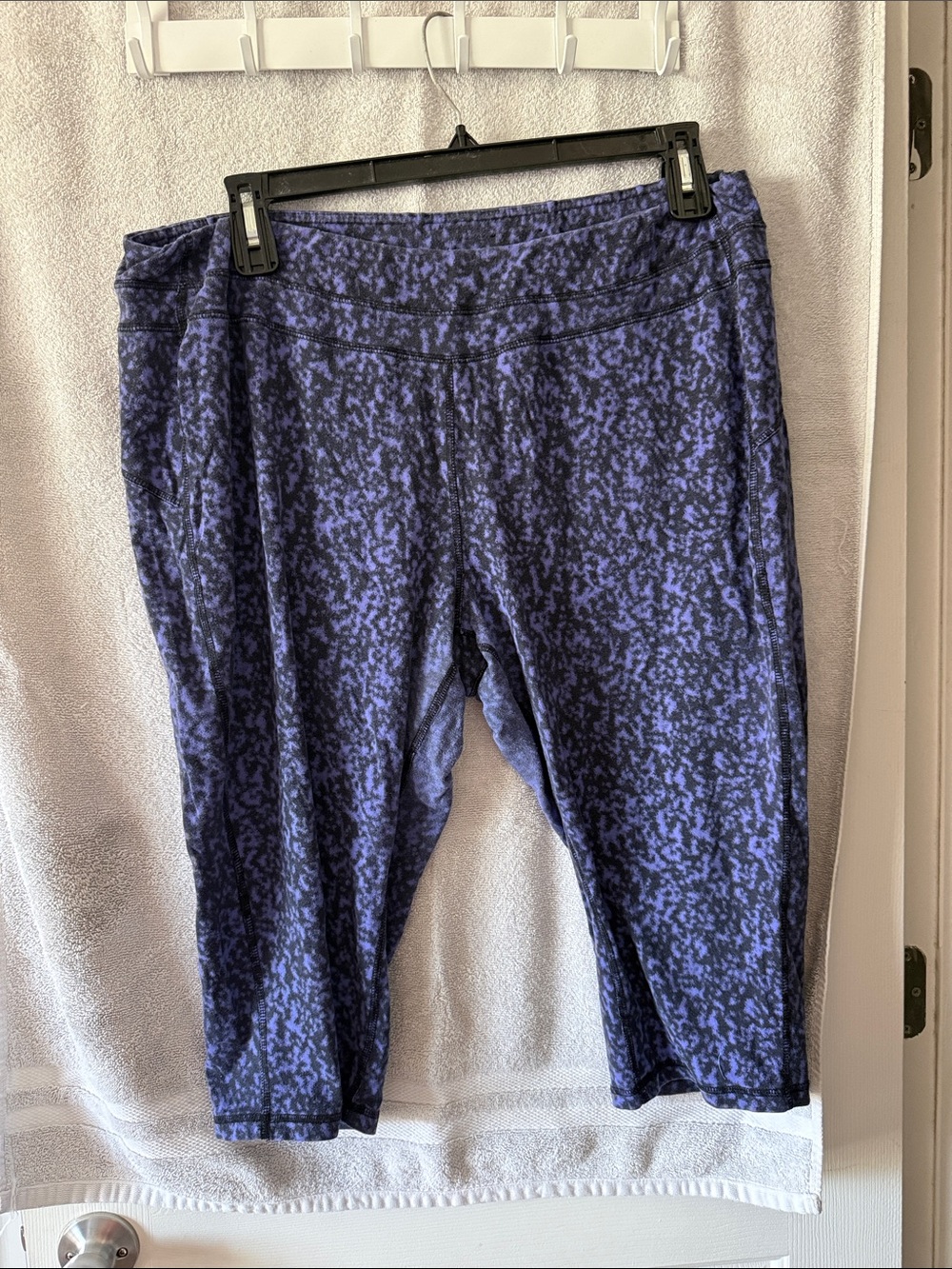 tek gear Purple Speckled Active Capris